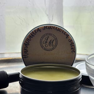 Jewelweed Salve for Poison Ivy | KuneKune Lard Herbal Balm | Natural Outdoor Skin Salve | 2oz Tin