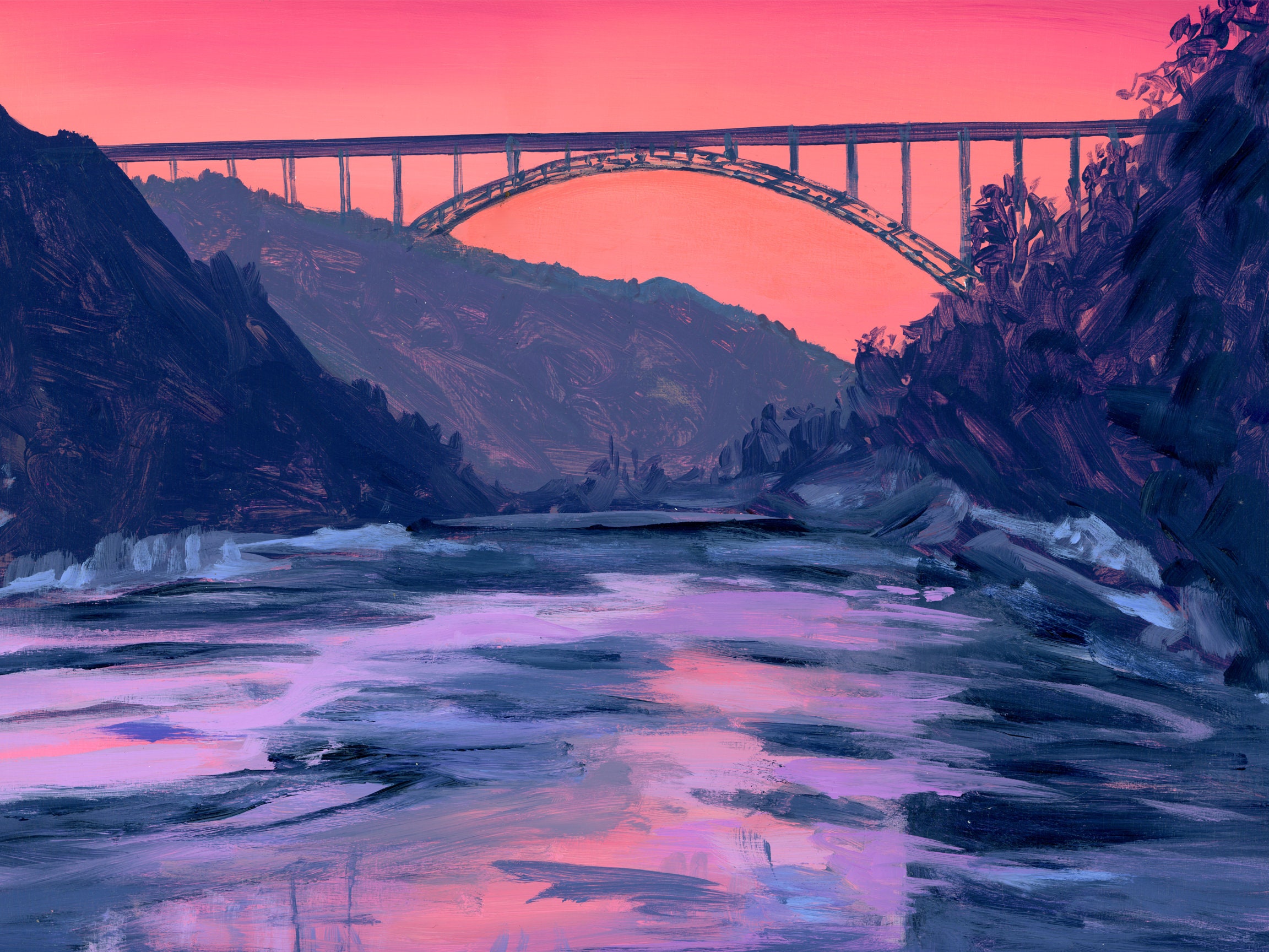 New River Gorge Bridge Archival Print National Parks Wall - Etsy