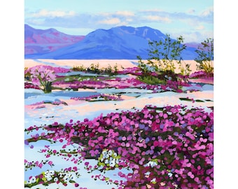 Anza Borrego Superbloom Art Print – California Desert Landscape