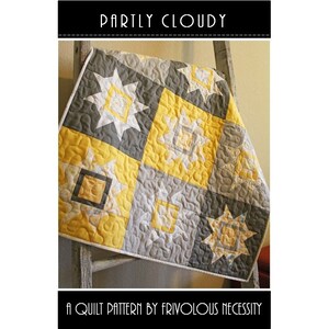 Quilt Pattern PDF Partly Cloudy -- Baby Lap -- Fat Eighth Friendly