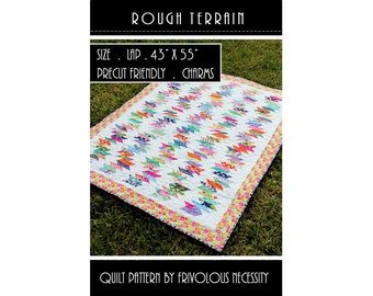 Quilt Pattern PDF Rough Terrain -- Charm Friendly