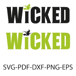 Wicked Film Logo PNG, Tshirt Druck, digitaler Download, Sofort-Download, Wicked Film, Elphaba, Glinda, Hoodie Druck, Wicked