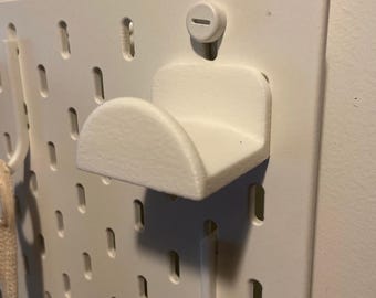 3D-gedruckte Kopfhörerhalterung für IKEA Skådis Lochplatte – Headset-Haken / Organizer Zubehör