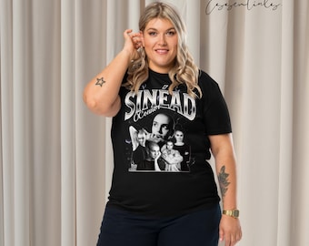 Sinéad O'Connor T-Shirt | Irish Legend Tee | Sinead O'Connor Fan Gift | Sinéad O'Connor Christmas Gift | Irish T-shirt