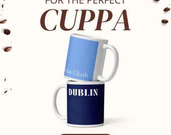 Co. Dublin Irish Mug | GAA Fan Gift, Teacher Present