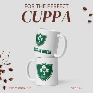 Boys in Green Mug | Irish Rugby | Perfect Gift for Rugby Fans | Teacher Gift | Coach Gift |Irish Gift | Irish Mugs| Irish Christmas Gift