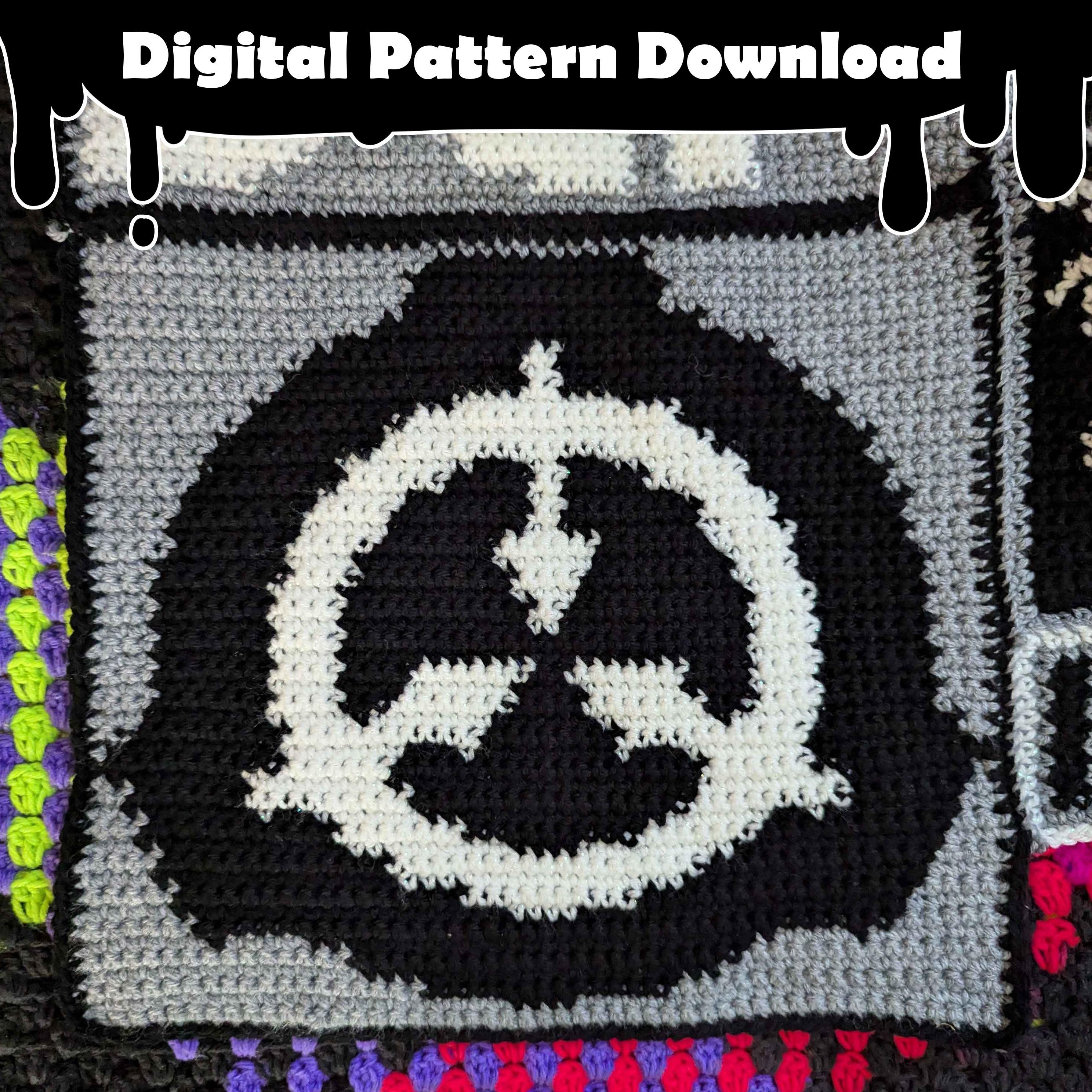 30 Pixel Crochet Patterns for Bold Colorwork, Blankets, Bags, and Amigurumi 29 SCP Crochet Color Work Grid Pattern.
