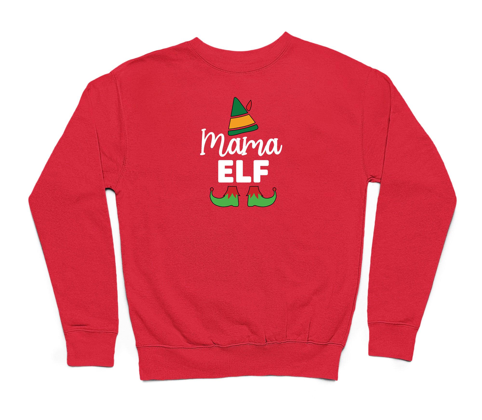 Christmas Sweatshirt Christmas Tree Simpsons Christmas Jumper Mama Elf  Adults Christmas Sweater Funny Festive Xmas Jumper