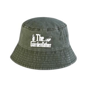 Trädgårdsfadern Bucket Hat | Rolig trädgårdshatt för män, trädgårdshattar, trädgårdskeps, trädgårdspresenter till honom, presenter till pappa