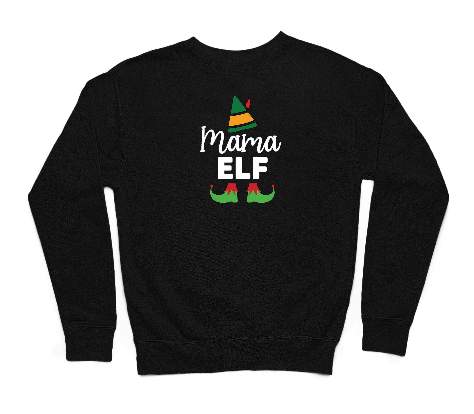 Christmas Sweatshirt Christmas Tree Simpsons Christmas Jumper Mama Elf  Adults Christmas Sweater Funny Festive Xmas Jumper