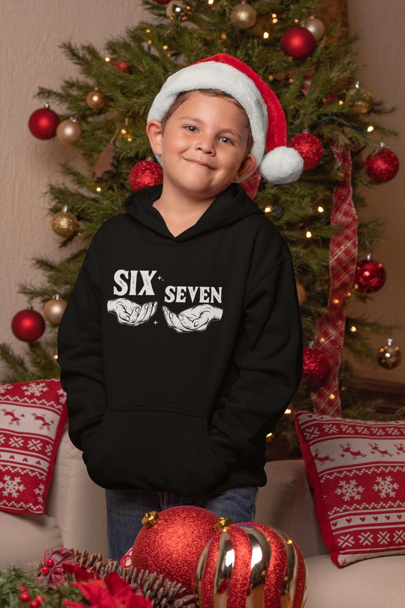 Six Seven Meme Kids Hoodie - Kids 67 Hoodie, Funny Meme Sweatshirt, Trendy Streetwear, Cool Gift Idea image 1