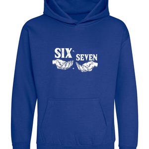 Six Seven Meme Kids Hoodie - Kids 67 Hoodie, Funny Meme Sweatshirt, Trendy Streetwear, Cool Gift Idea