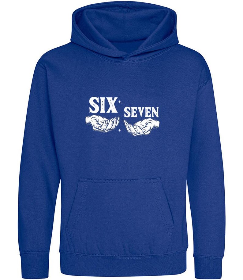 Six Seven Meme Kids Hoodie - Kids 67 Hoodie, Funny Meme Sweatshirt, Trendy Streetwear, Cool Gift Idea