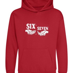 Six Seven Meme Kids Hoodie - Kids 67 Hoodie, Funny Meme Sweatshirt, Trendy Streetwear, Cool Gift Idea