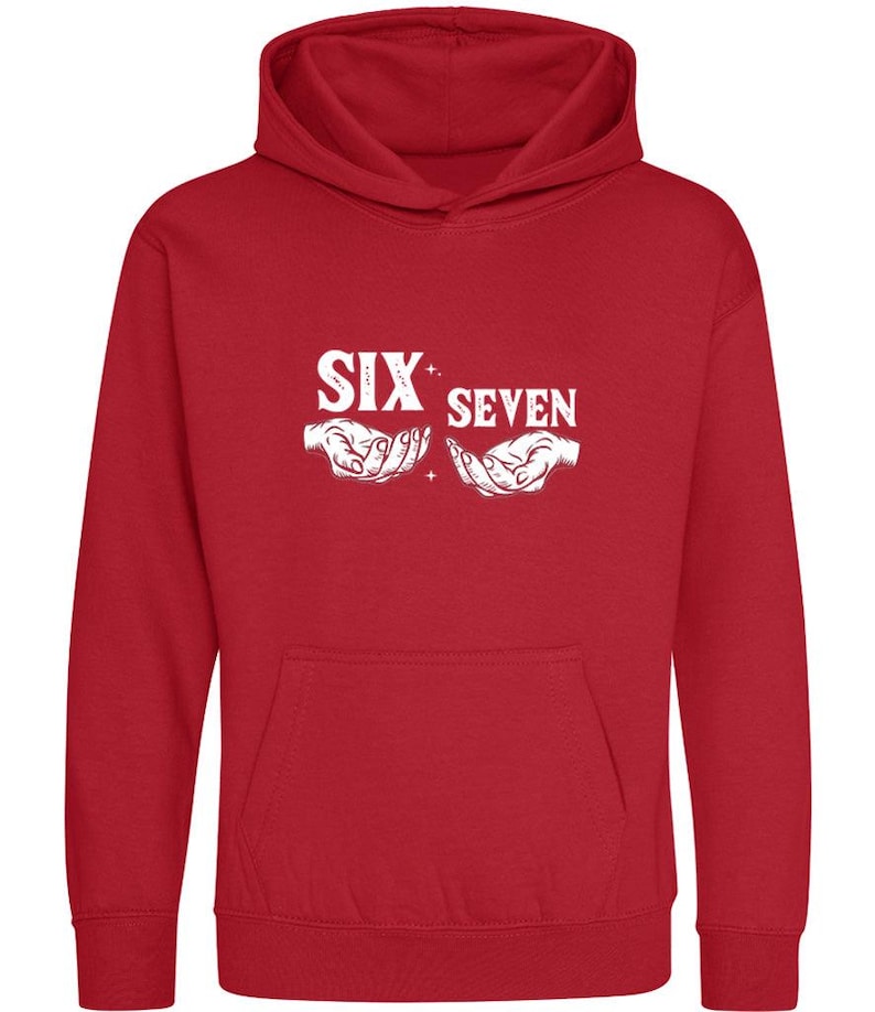 Six Seven Meme Kids Hoodie - Kids 67 Hoodie, Funny Meme Sweatshirt, Trendy Streetwear, Cool Gift Idea