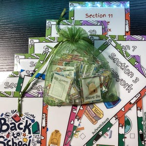 Back to School Box digital Saving Challenge