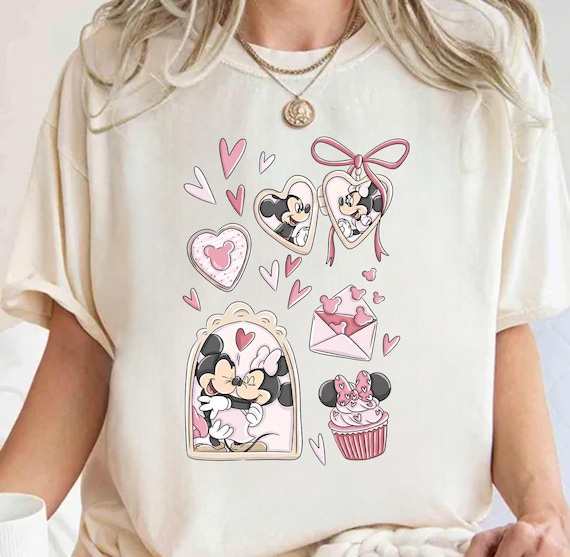 Disney Coquette Bow Mickey Minnie Shirt, Disney Valentine Couple WDW Disneyland Sweetheart, Disney Couple Valentine Shirt, Magical Wolrd Tee