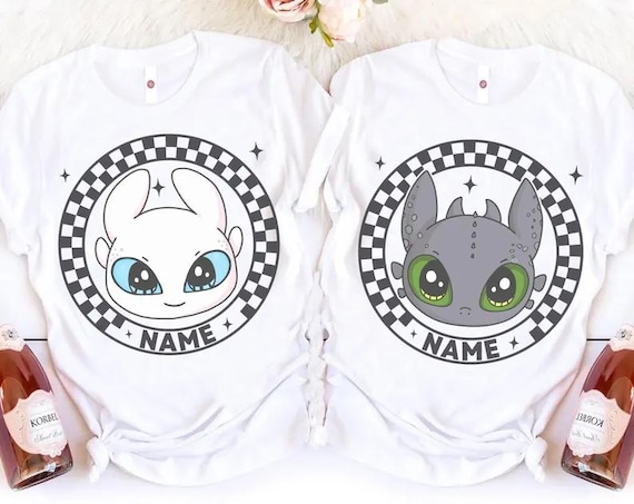 Disney How to Train Your Dragon Custom Shirt,Disney Family Trip Shirt,Disney Night Fury Light Fury Astrid Hiccup Tee,Disney Matching Shirt