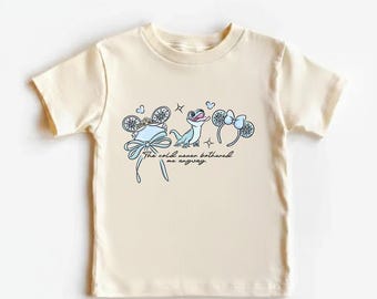 Retro Frozen Elsa Princess Coquette Bow Portrait The Cold Never Bothered Me Anyway Shirt, Elsa Disney Girls Shirt, Disneyland Girl Trip Tee