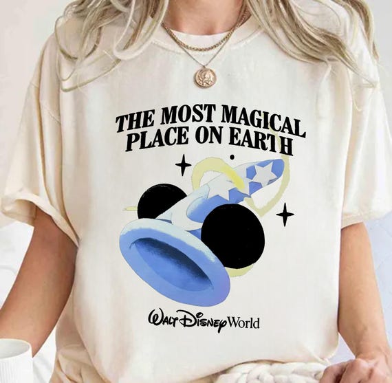 Walt Disney World Shirt, The Most Magical Place On Earth Tee, Magic Kingdom Park, Disneyworld Tee, Disneyland Matching Trip Tee