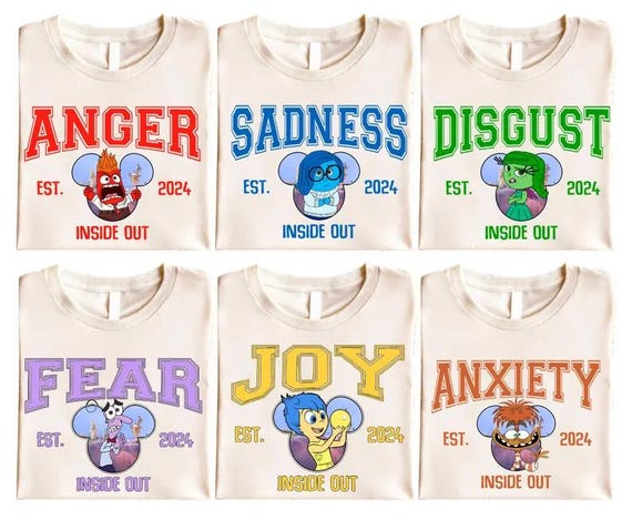 Disney Inside Out Est Shirt, Today Is A Core Memory Day Shirt, Pixar Inside Out Shirt, Disney Family Vacation Tee, Joy Sadness Anger Envy