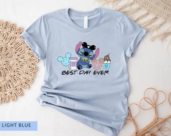 Stitch Best Day Ever Shirt, Best Day Ever Stitch Snacks T-Shirt, Disney Snacks Sweatshirt, Disney Stitch Snacks Tee, Disney Stitch Gifts