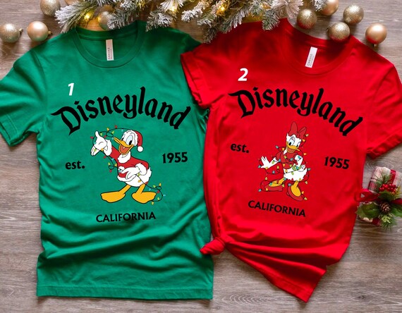Disney Donald Duck Daisy Christmas Shirt, Disney Family Christmas Shirt, Mickey Christmas, Christmas Family Shirt, Disneyland Christmas