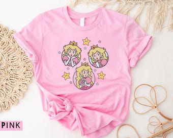 Camiseta da Princesa Peach do Super Mario, Camiseta do Esquadrão das Princesas