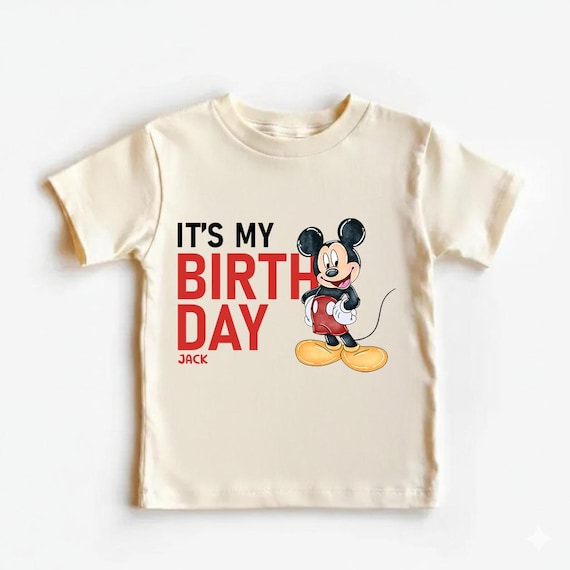 Mickey And Friends Custom Birthday Shirt It's My Birthday Shirt Disney Birthday Party Shirt Mickey Shirt Birthday Boy Shirt