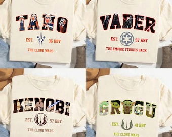 Star Wars The Clone Wars Jedi Order Emblem Graphic Shirt, Retro Star Wars Shirt, Disneyland Family Matching Shirt, Galaxy's Edge Shirt