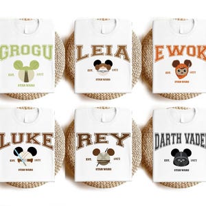 Star Wars Shirt,Star Wars Character Shirt, Star Wars May The 4th Be With You Shirt, Star Wars Disneyland Trip Group Shirt, Disney Family Tee