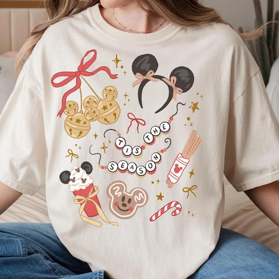 Disney Christmas Mickey Ear Shirt Disney Christmas Shirt Disney Xmas Kids Shirt Disney Holiday Trip Disney Christmas Tee 00952