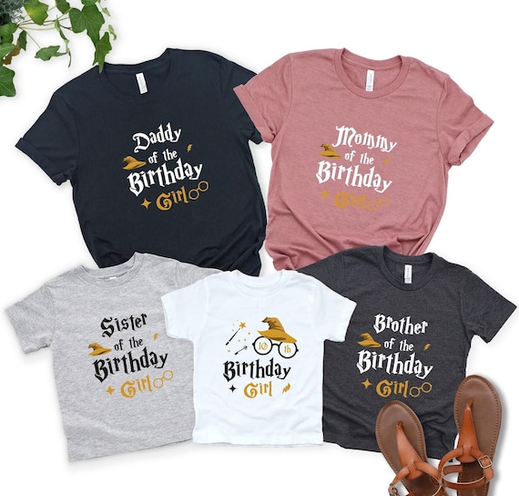 Custom Wizard Birthday Squad Shirts, Magic Birthday Shirt, Personalized Birthday Shirts, Birthday Girl and Boy Shirts, Best friend Birthday