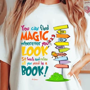 Dr. Seuss Day T-Shirt: Cat in the Hat, Reading Week Matching Shirt