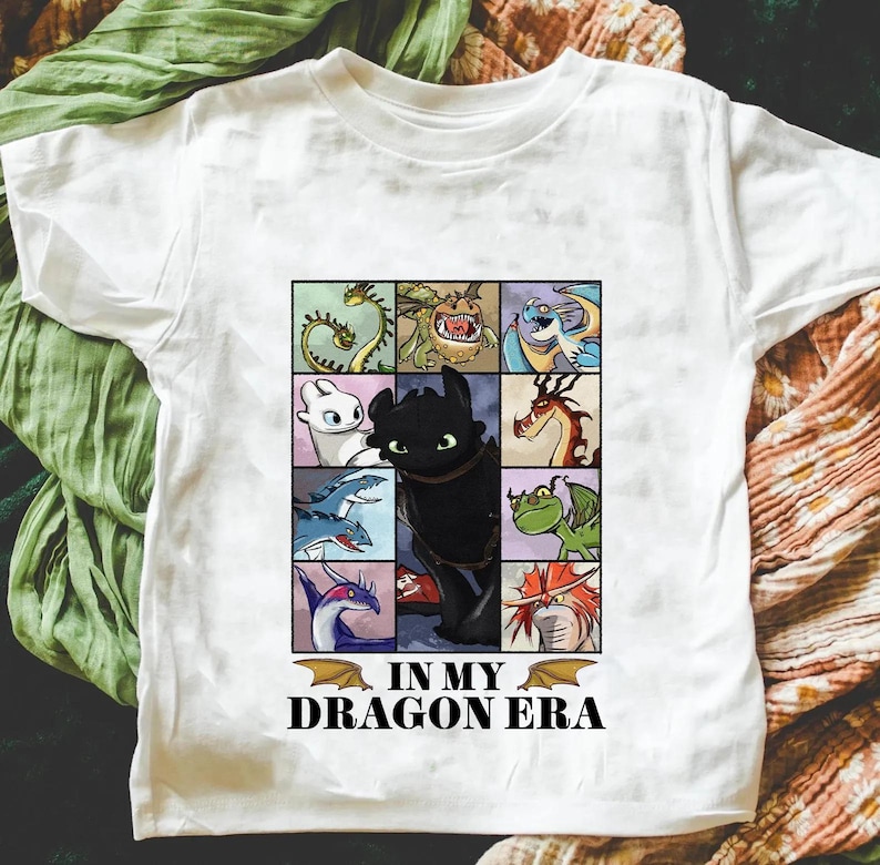 Disney-tröja från Hur du tränar din drake-eran, Disney-tröja med familjesemester, Disney i min drake-eran, matchande Disney-tröja, Disneyland-tröja bild 1
