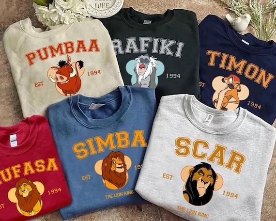 The Lion King Character Shirt, Disney Animal Kingdom Shirt, Simba And Nala Matching Shirt, Disneyland Zoo Shirt, Disney Family Trip Shirt,