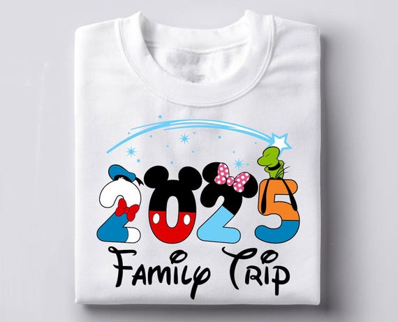 Disney Trip 2025 Shirt, My First Disney Trip, Family Disneyworld Shirt, Disney Family Shirt, Family Matching Shirt, Disneyland 2025 Shirt