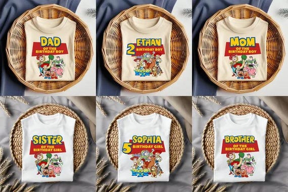 Toy Story Birthday Family Shirt, Custom Toy Story Shirt, Toy Story Birthday Girl Shirt, Toy Story Birthday Boy Shirt, Woody Shirt