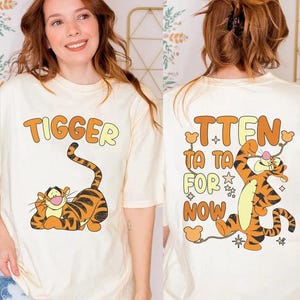 Disney Tigger 2 Side Shirt, Winnie the Pooh Tigger Shirt,Tigger Family Shirt,Pooh Friends Matching Shirt,Winnie The Pooh Tigger Birthday Tee