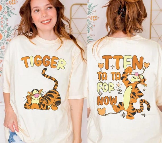 Disney Tigger 2 Side Shirt, Winnie the Pooh Tigger Shirt,Tigger Family Shirt,Pooh Friends Matching Shirt,Winnie The Pooh Tigger Birthday Tee