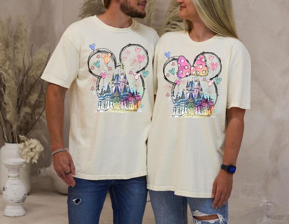 Disney Mickey And Minnie Couple Shirt, Disneyland Sweatshirt, Disney Matching Shirt, Disney Family Tee, Magic Kingdom Shirt