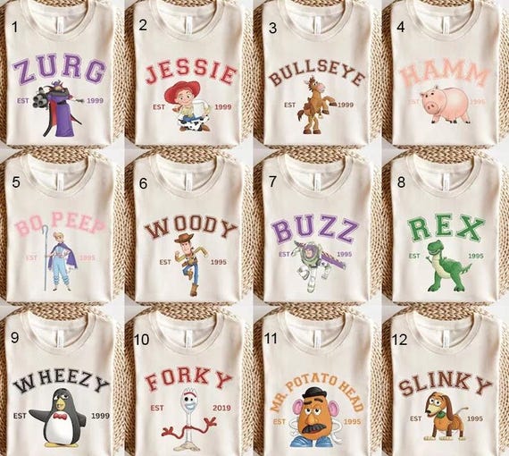 Toy Story Est Shirt, Disney Toy Story Shirt, Disneyland Trip Family Shirt, Disney Toy Story Shirt, Disneyland Family Vacation 2025 Shirt