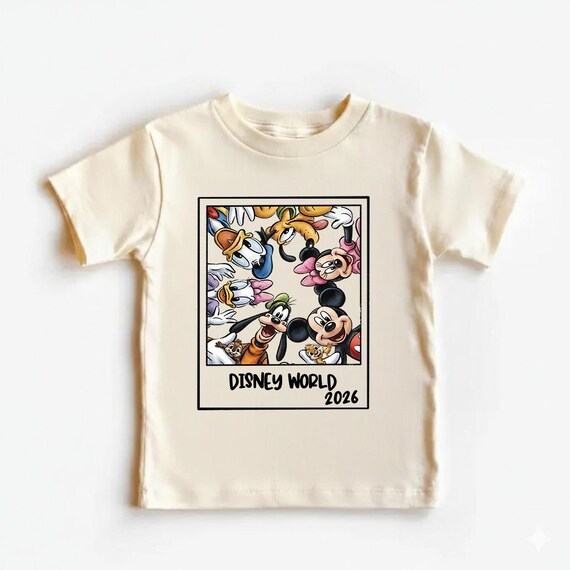 Disney World 2026 Family Vacation Shirt, Mickey And Friends Photo Shirt, Most Magical Place On Earth Shirt, Walt Disneyworld Trip