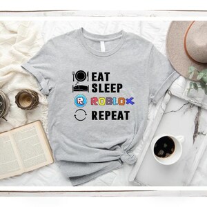 Eat Sleep Roblox wiederholen Shirt, Roblox Shirt, Kinder Tshirt, Roblox Stück T-Shirt, Roblox für Kinder, Geschenk für Sohn, Geschenk für Tochter, Essen Schlaf Roblox Tee
