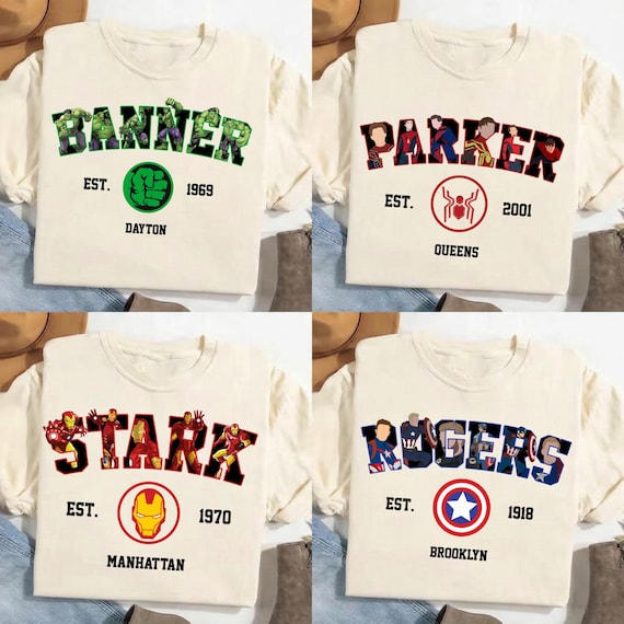 Avengers Superhero Inspired Shirt And Sweatshirt : Rogers & Barnes Shirt