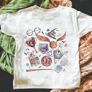 HP Wizard Heart Shirt, Wizard Lover Gift, HP Fan Gift, Book Lover Gift, Bookworm Shirt, Universal Magical Shirt, Bookish Gift for Reader