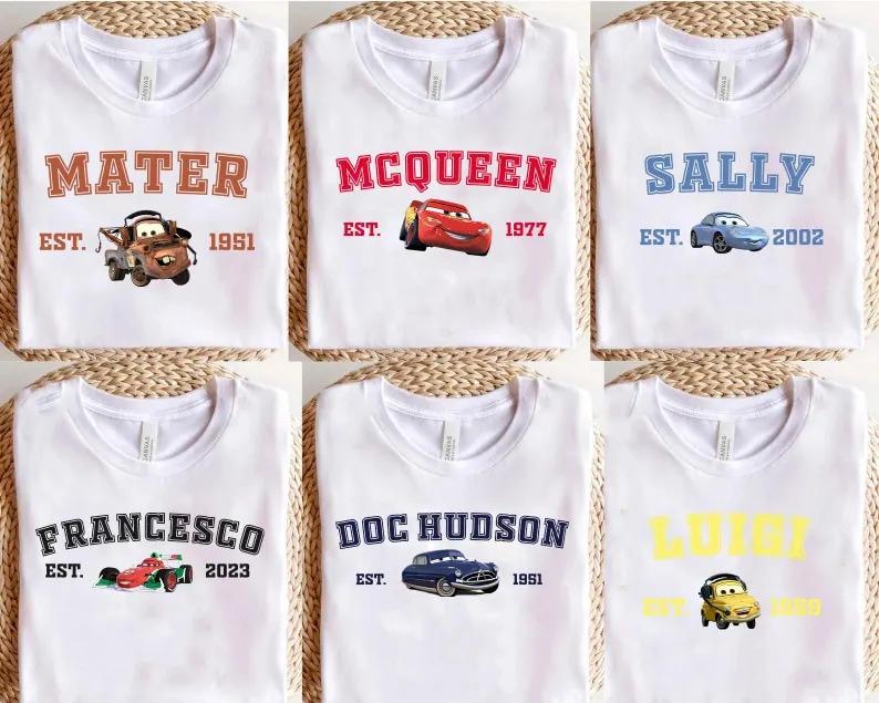 Lightning McQueen & Tow Mater Sweatshirt, Disney Pixar Cars Sweater, Matching Family Hoodie, Disneyland Vacation Sweatshirt image 5