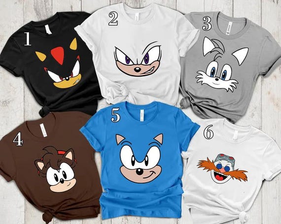 Sonic Costume Shirt, Sonic Face Family Trip Shirt , Universal Studios Family Trip Shirt Sonic The Hedgehog Shirt, Sonic Birthday Shirt