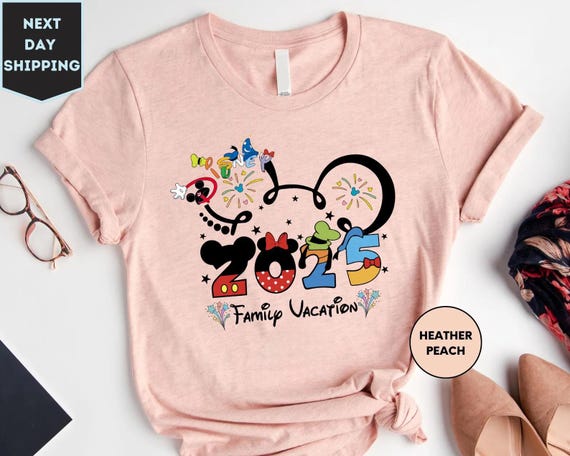 Disney Trip 2025 Shirt, My First Disney Trip, Family Disneyworld Shirt, Disney Family Shirt, Family Matching Shirt, Disneyland 2025 Shirt