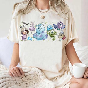 Watercolor Monster Inc. T-Shirt: Disneyworld Matching Tee
